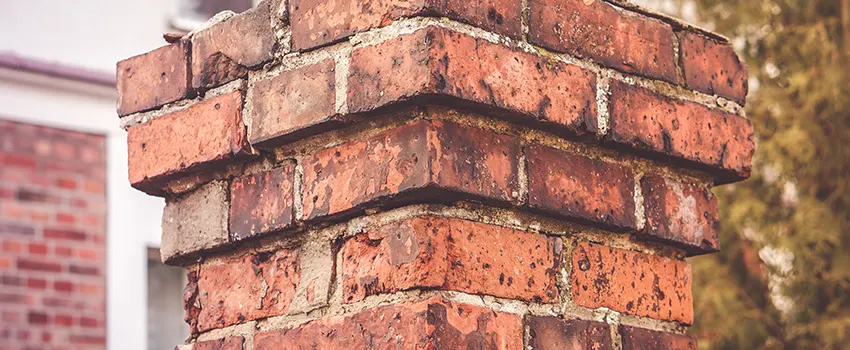 Cracked Chimney Bricks Repair Cost in Greenfield, Massachusetts