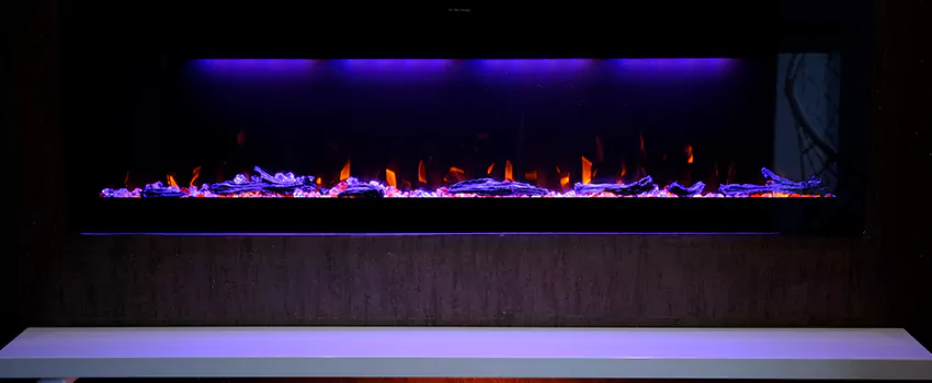 Dynamic Flame Color Fireplace Installation in Greenfield, MA