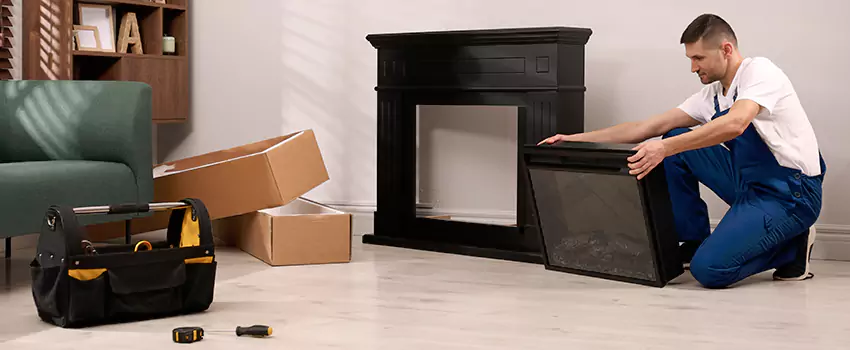 Old Rusted Metal Fireplace Repair And Replacement in Greenfield, MA